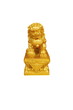 golden lion image isolated on white