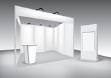 Fototapeta  - Exhibition stand vector