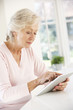 © Monkey Business - Senior woman using tablet at home