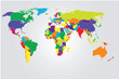 © luckinout - World Map Vector color 2