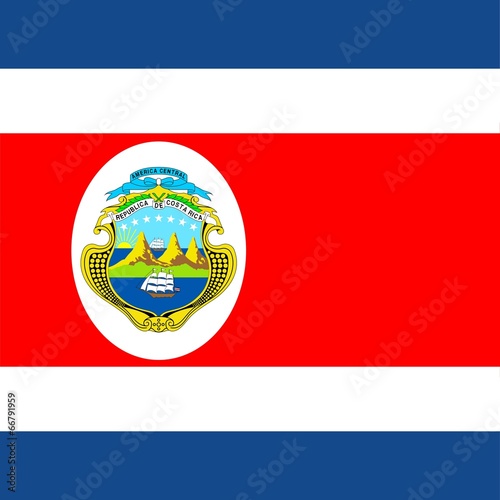 Costa Rica Official Flag