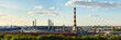 Panoramic view of Moscow Oil-processing factory of GAZPROM