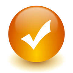 Fototapete - accept icon