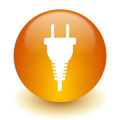 Aufkleber - plug icon
