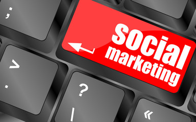 Poster - social marketing, message on enter key of keyboard