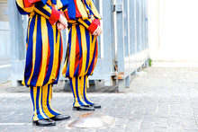 Swiss Vatican Guards, Rome, Italy
