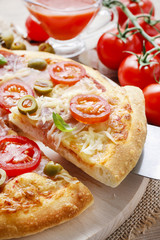 Wall Mural - Italian cuisine: pizza