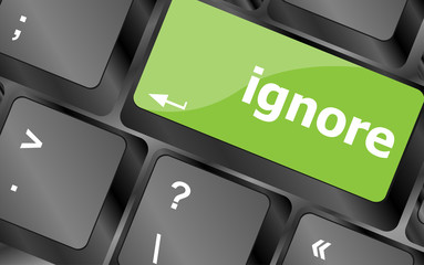 Poster - ignore button on a computer keyboard keys