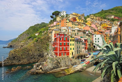 Naklejka na drzwi Cinque Terre Riomaggiore 20