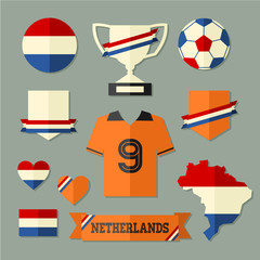 Netherlands Football Icons Collection