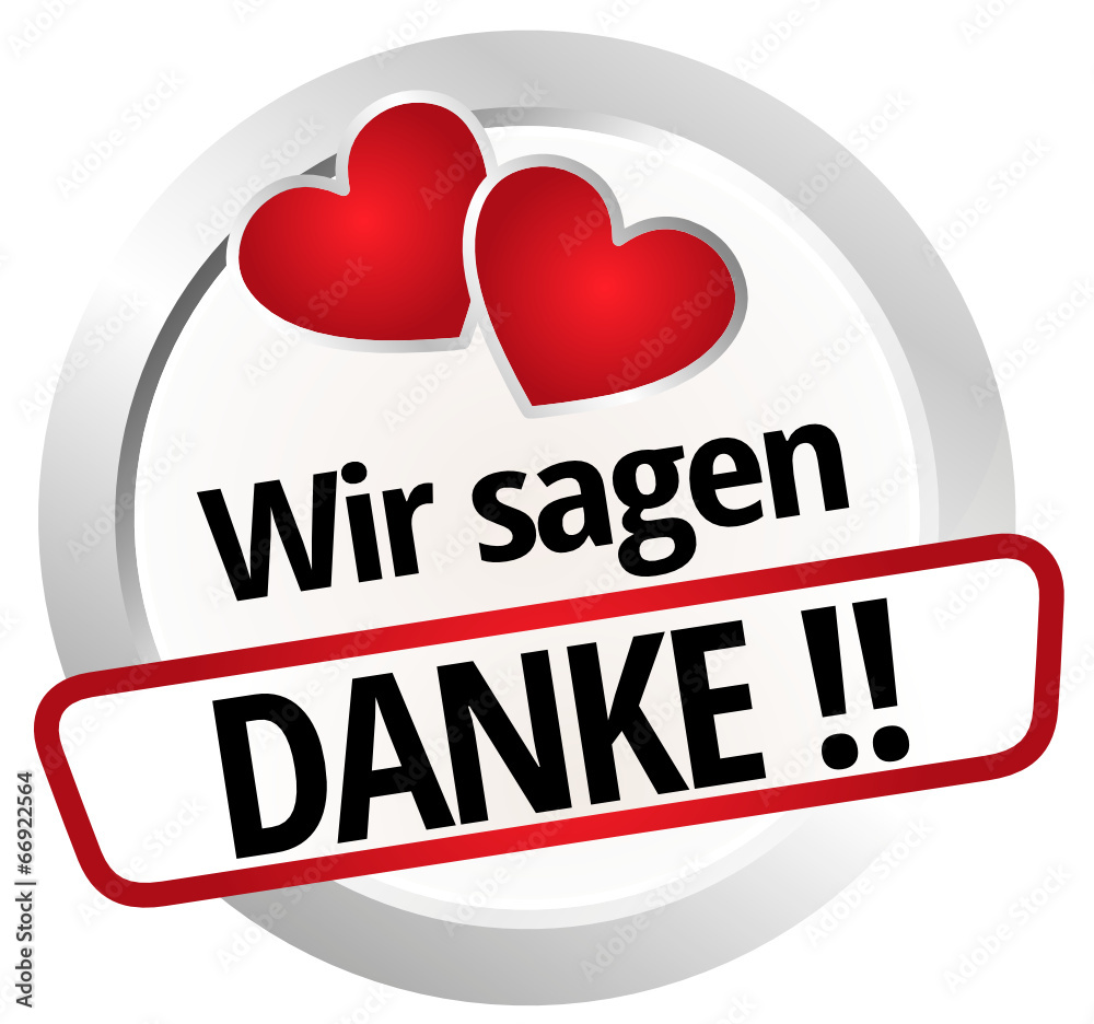 Wir sagen Danke Stock Vector | Adobe Stock