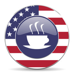 Aufkleber - espresso american icon