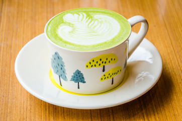 Wall Mural - Green tea latte