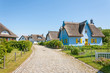 thatched-roof vacation house settlement