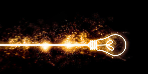 Wall Mural - flash of lightning