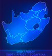 Karte von Suedafrika