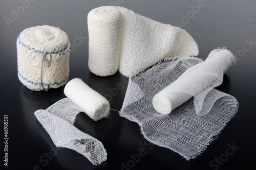 Cuadros en Lienzo Different rolls of medical bandages