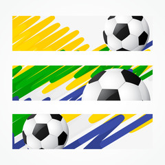 Wall Mural - football headers set