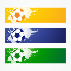 Wall Mural - football headers