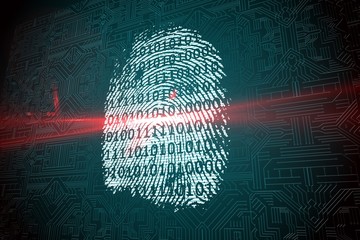 Digital security finger print scan