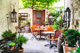 Fototapeta  - Summer cafe terrace