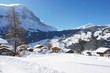 Grindelwald, view of the Mount Eiger