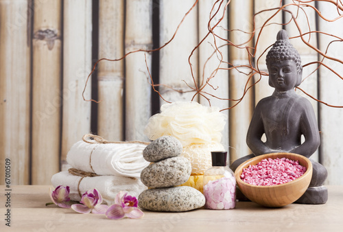 Naklejka dekoracyjna spa and meditation background