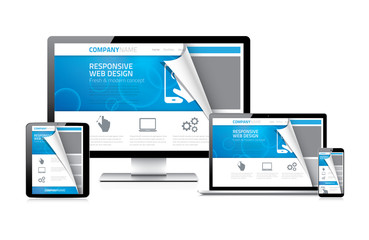 Aufkleber - We design vector template with awesome style and responsive grid