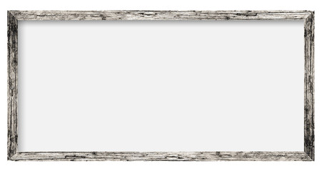 horizontal size natural wooden photo frame