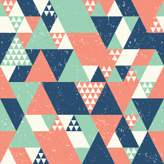 Poster - seamless geometric background