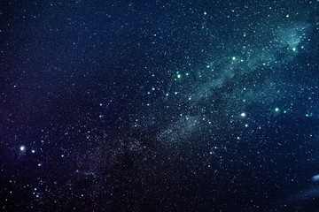 milky way stars at night