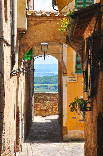 Naklejka na drzwi Gasse