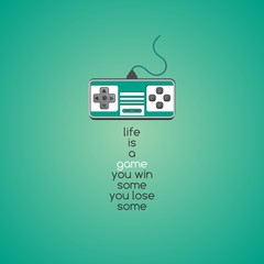 Poster - video game console theme