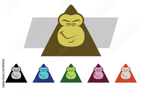 Fényképezés  Gorilla Faces