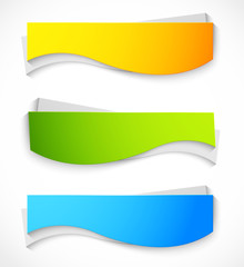 Aufkleber - Set of banners