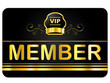 Membership Card Indicates Very Important Person And Admission