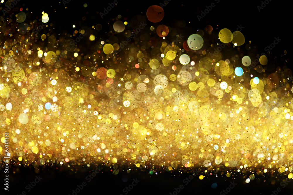 Gold glitter - obrazy, fototapety, plakaty 
