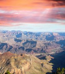 Canvas Print - Afternoon lights of Grand Canyon, Arizona, USA