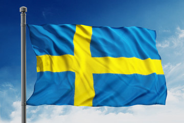 Wall Mural - Flag of sweden