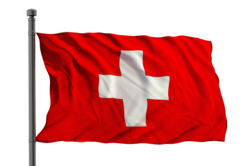 Wall Mural - Flag of swiss