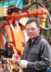 Portrait of asian engineer