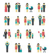 © Macrovector - Family icons set