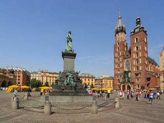 Sticker - Cracow - the main place