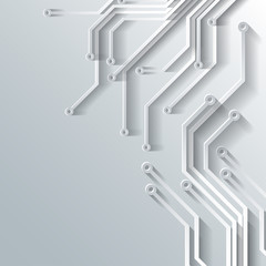 Abstract integrated circuit. Business background.