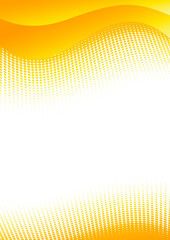 Poster - Vector orange background