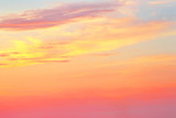 Fototapeta Zachód słońca - Tropical sunset background