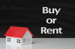Buy or Rent house on blackboard