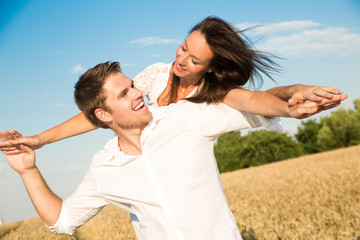 Canvas Print - free beeing couple