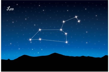 Wall Mural - Constellation Leo