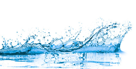 blue water splash